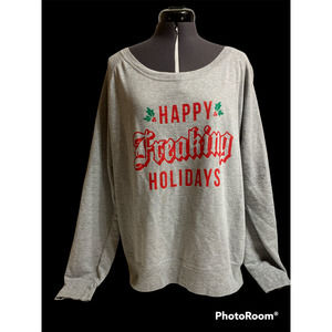 Happy Freaking Holidays 2xl Long Sleeve Shirt